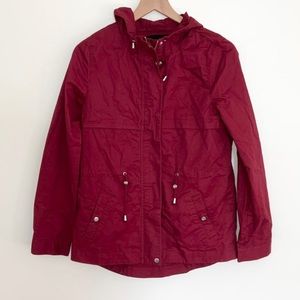 NWOT fashion nova gimmie some love anorak burgundy jacket